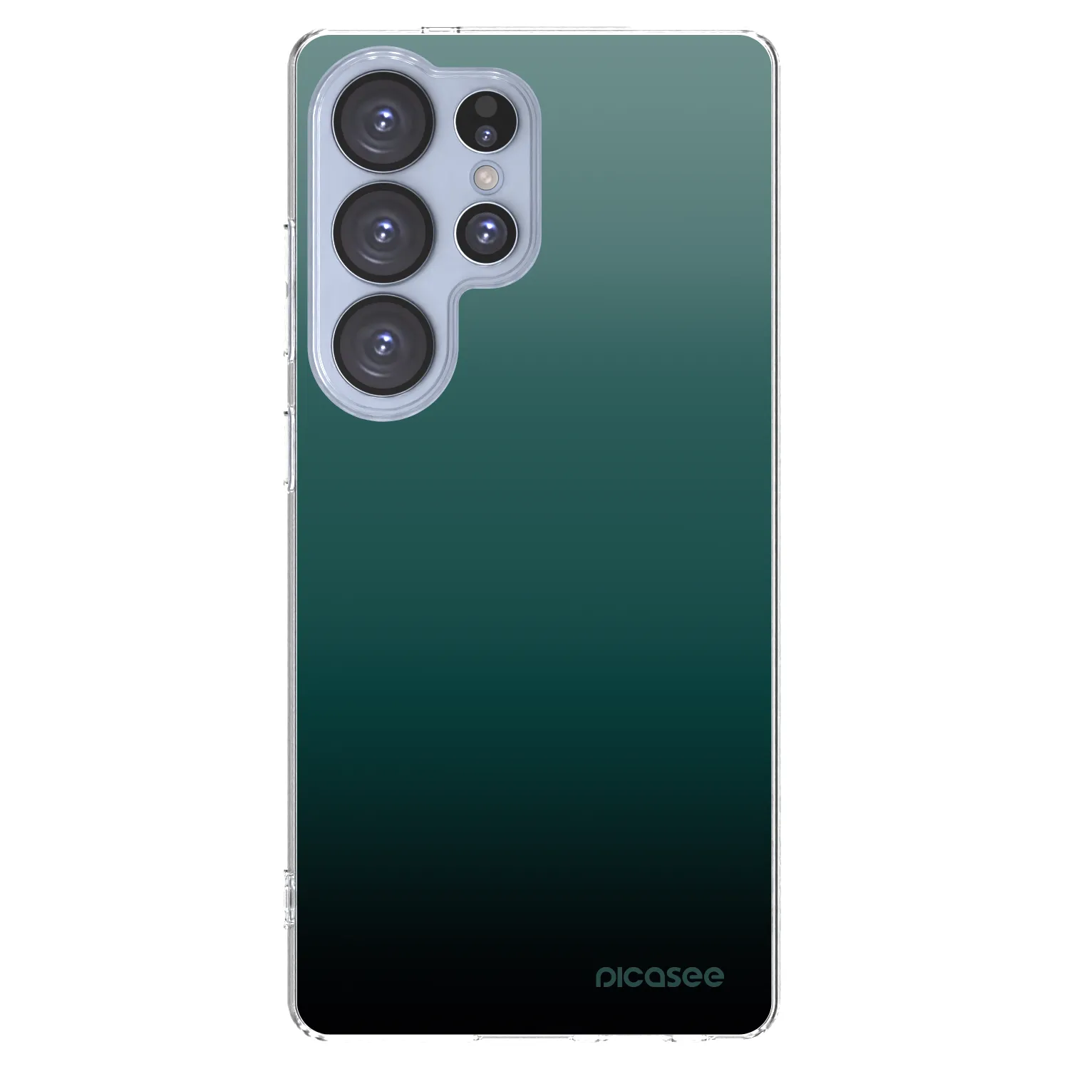 Picasee silikónový prehľadný obal pre Samsung Galaxy S25 Ultra 5G - Verdant Fade