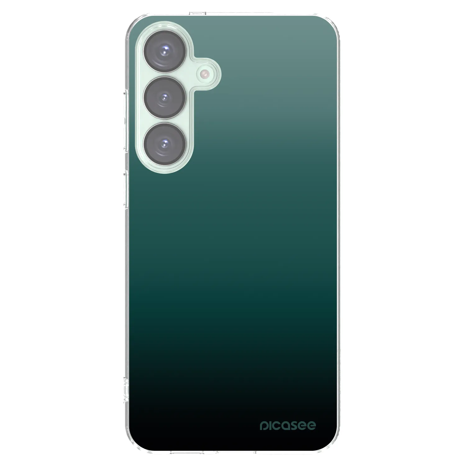 Picasee silikónový prehľadný obal pre Samsung Galaxy S25+ 5G - Verdant Fade