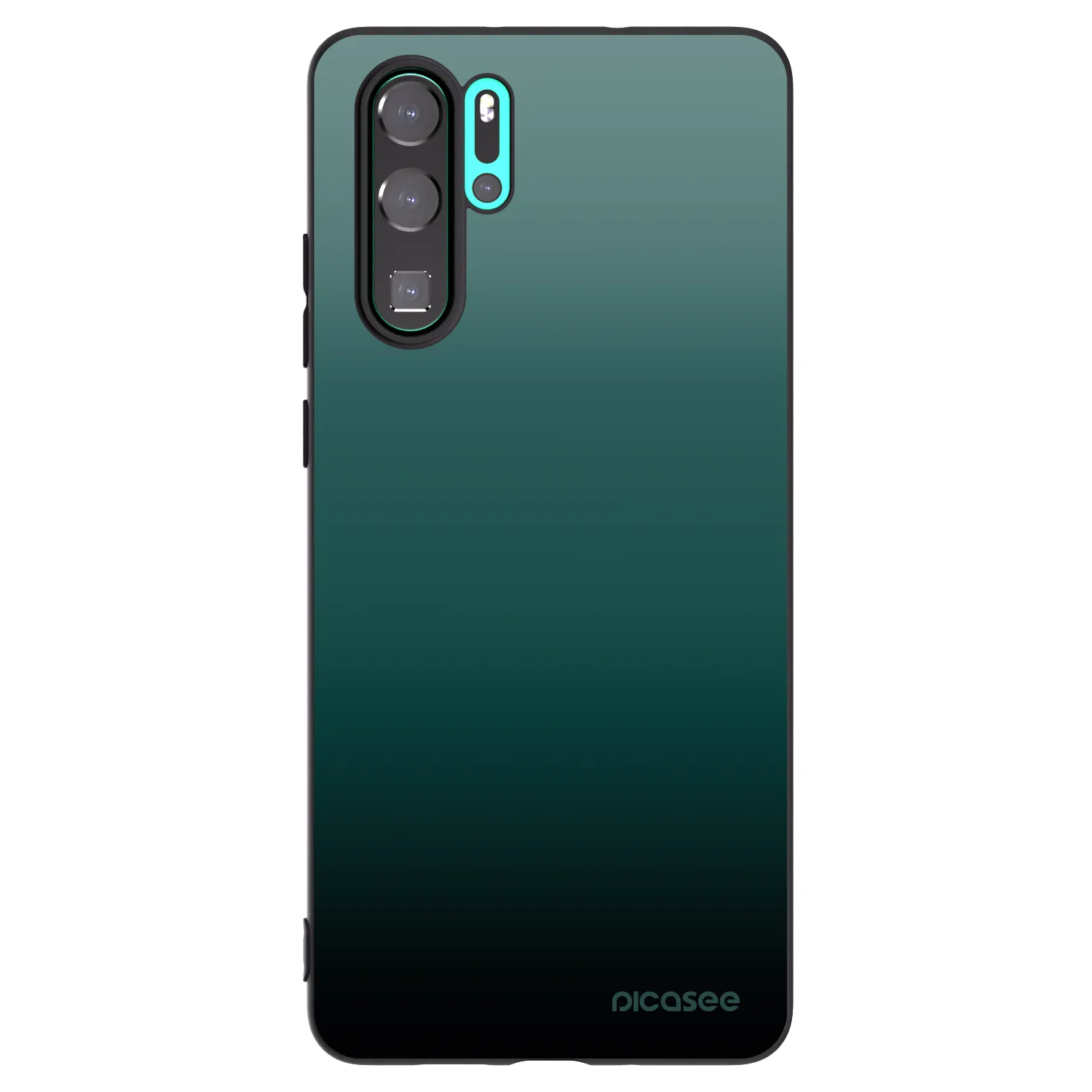 Picasee silikónový čierny obal pre Huawei P30 Pro - Verdant Fade