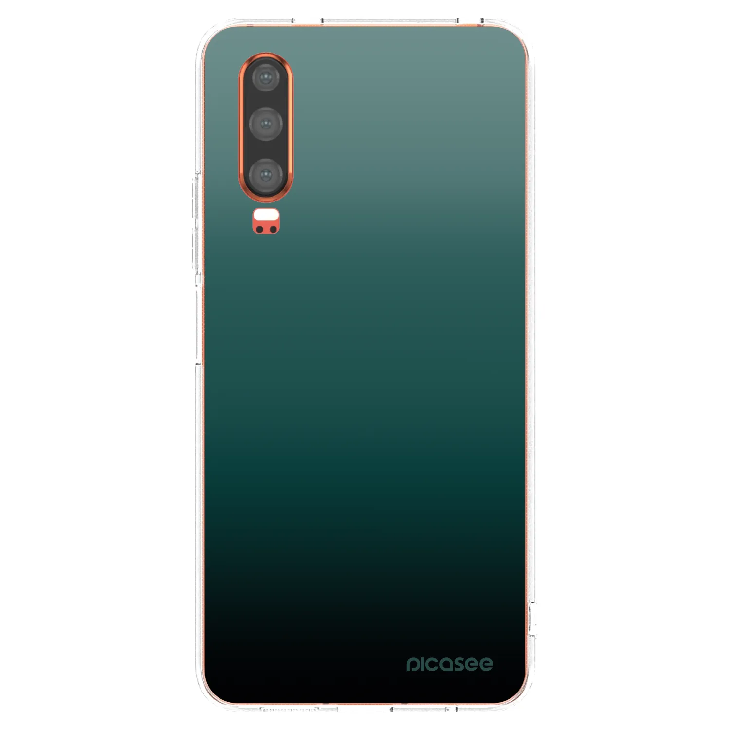Picasee silikónový prehľadný obal pre Huawei P30 - Verdant Fade