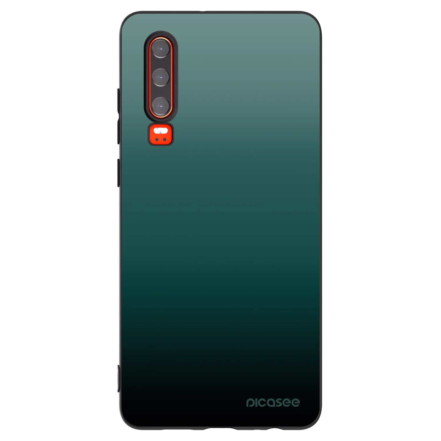 Picasee silikónový čierny obal pre Huawei P30 - Verdant Fade
