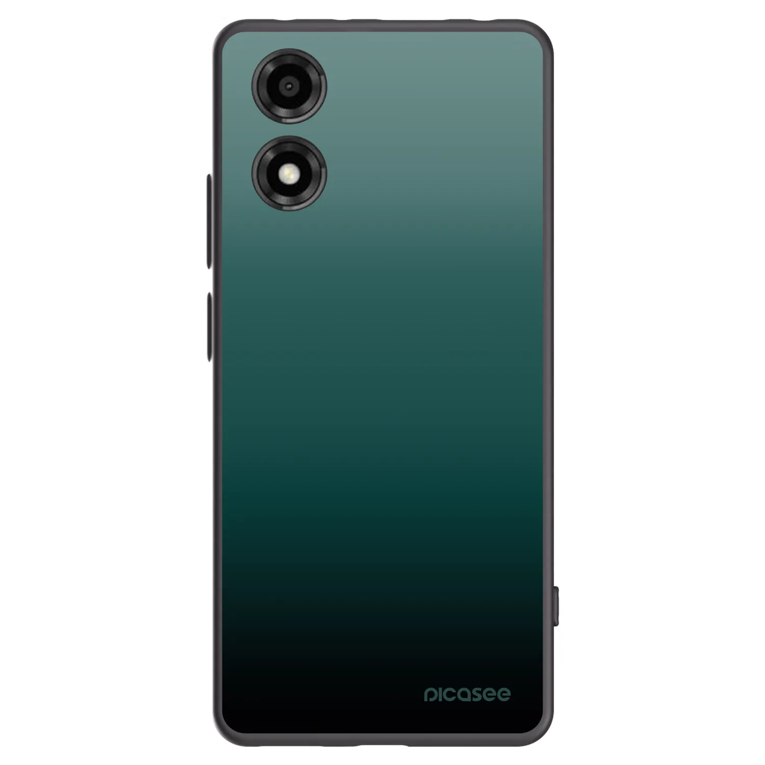 Picasee silikónový čierny obal pre Motorola Moto E14 - Verdant Fade