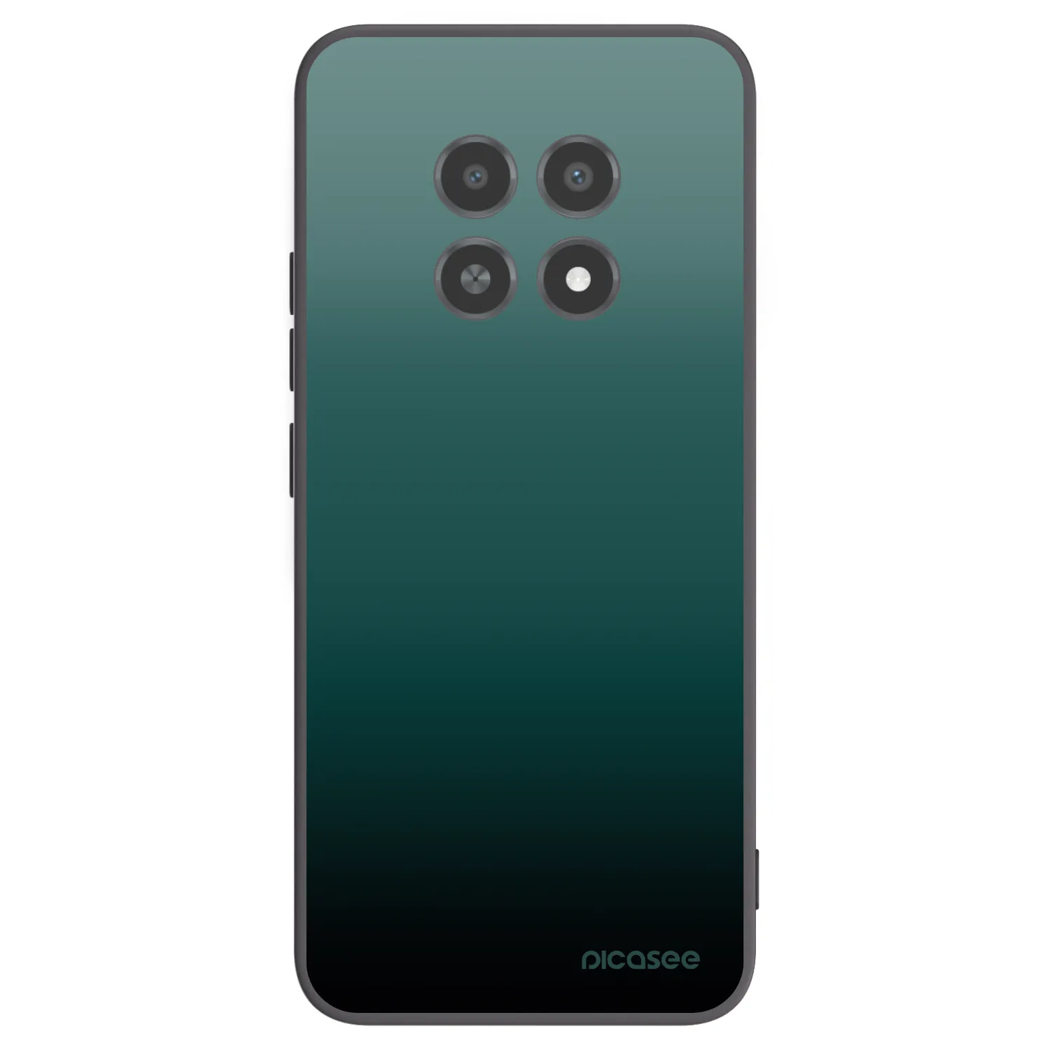 Picasee silikónový čierny obal pre Realme 12X - Verdant Fade