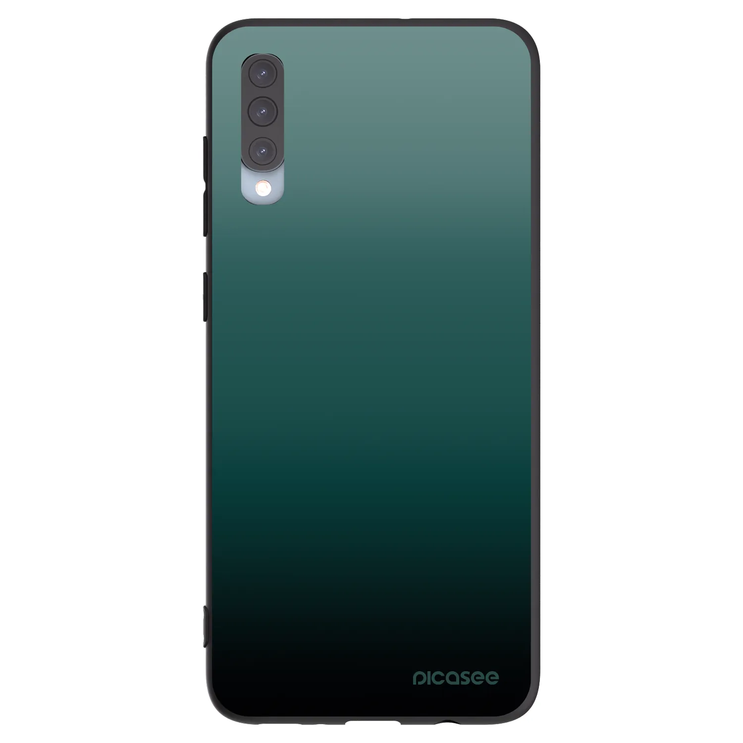 Picasee silikónový čierny obal pre Samsung Galaxy A70 A705F - Verdant Fade