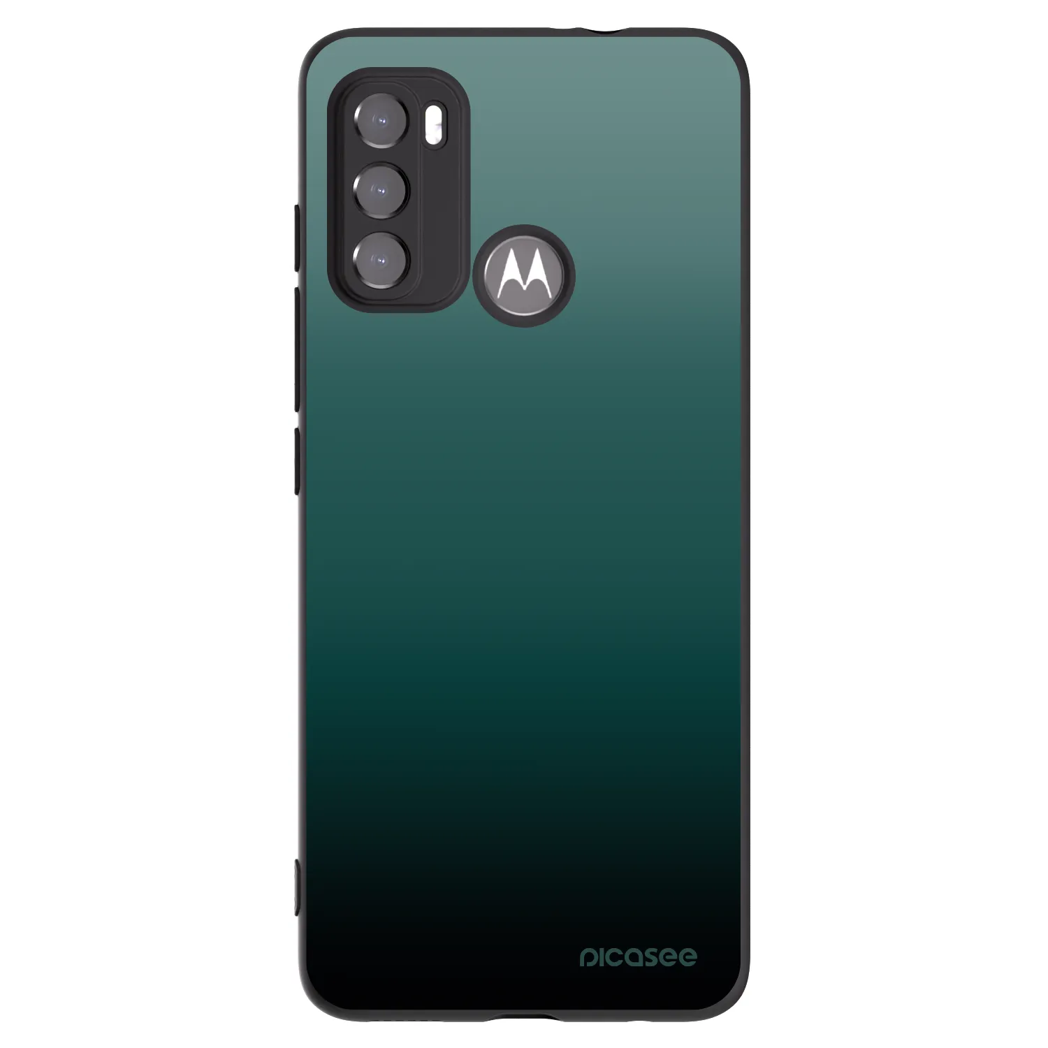 Silikónový čierny obal pre Motorola Edge 60 5G - Verdant Fade