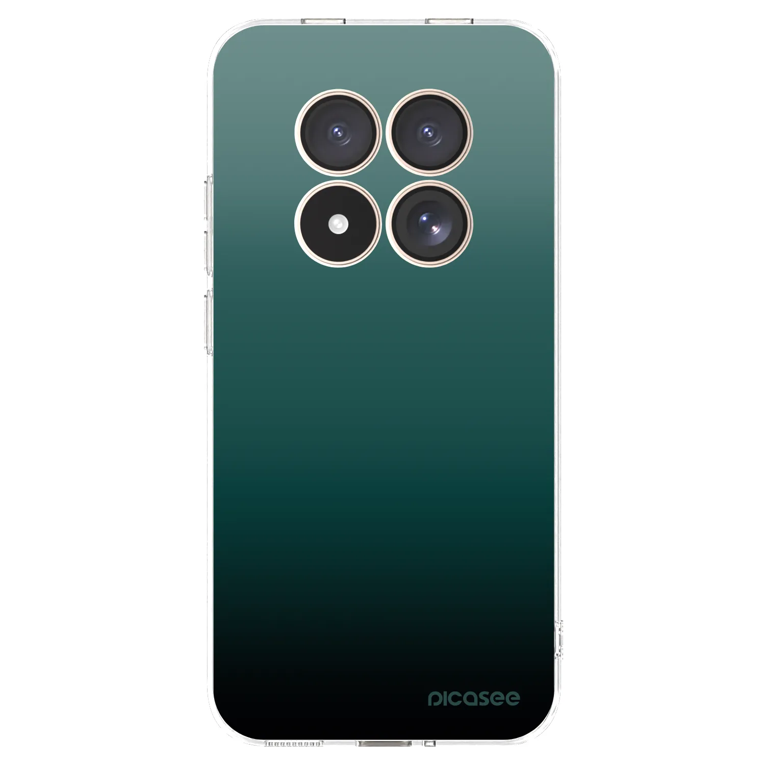 Picasee silikónový prehľadný obal pre Xiaomi Redmi Note 15 Pro 4G - Verdant Fade