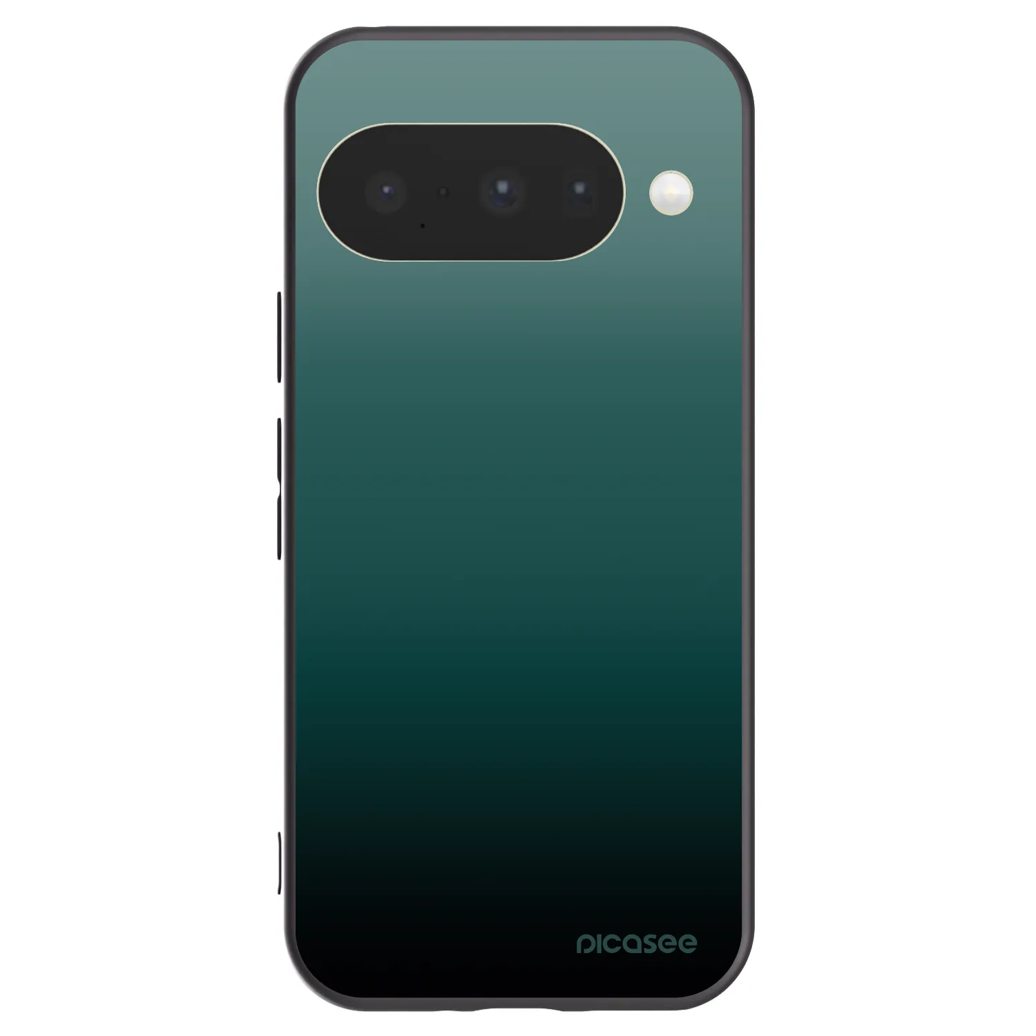 Picasee silikónový čierny obal pre Google Pixel 10 - Verdant Fade