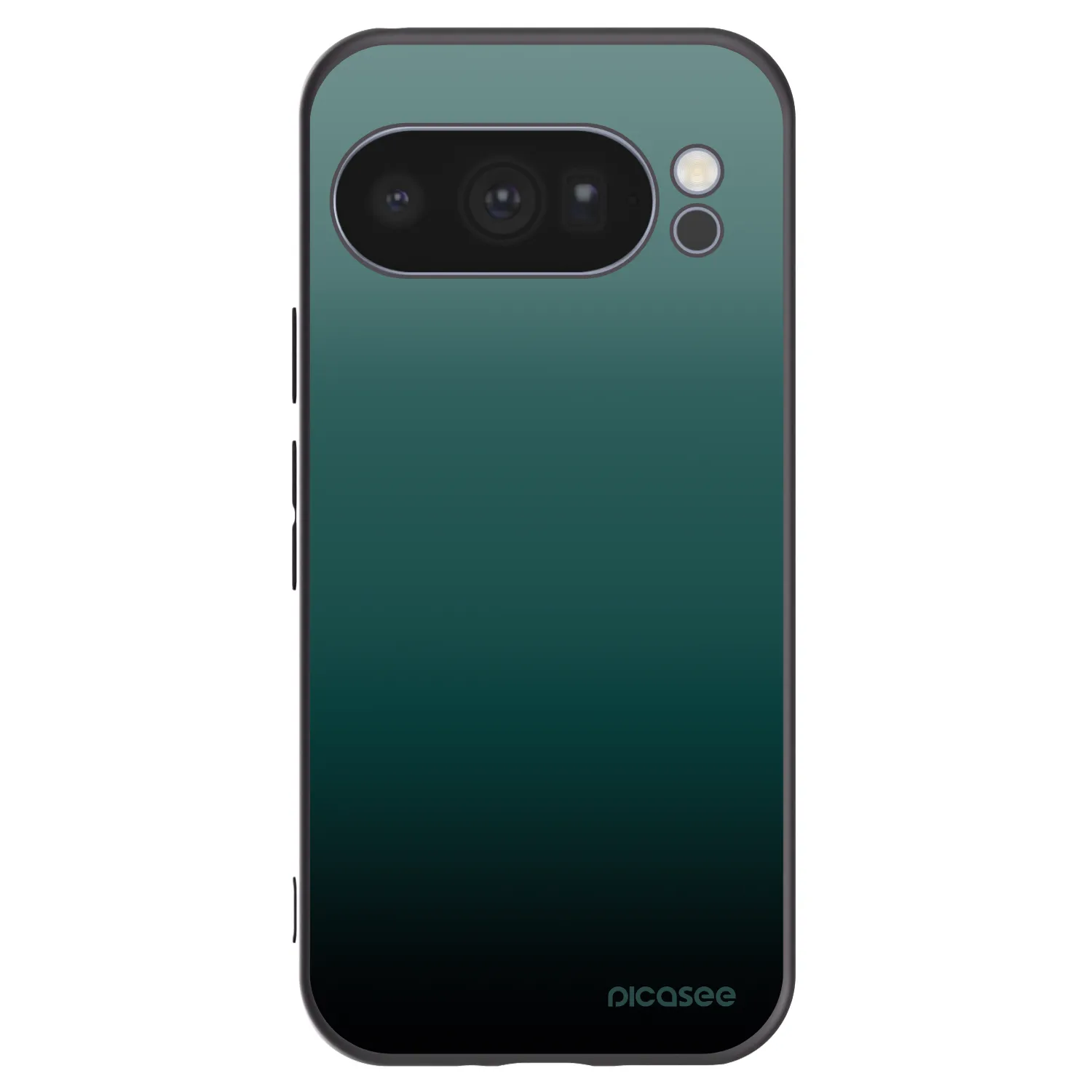 Picasee silikónový čierny obal pre Google Pixel 10 Pro - Verdant Fade