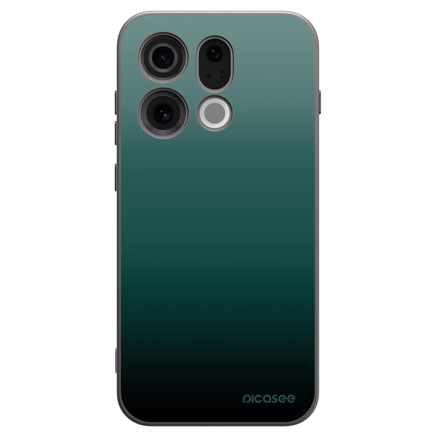 Picasee silikónový čierny obal pre OPPO Find X9 - Verdant Fade
