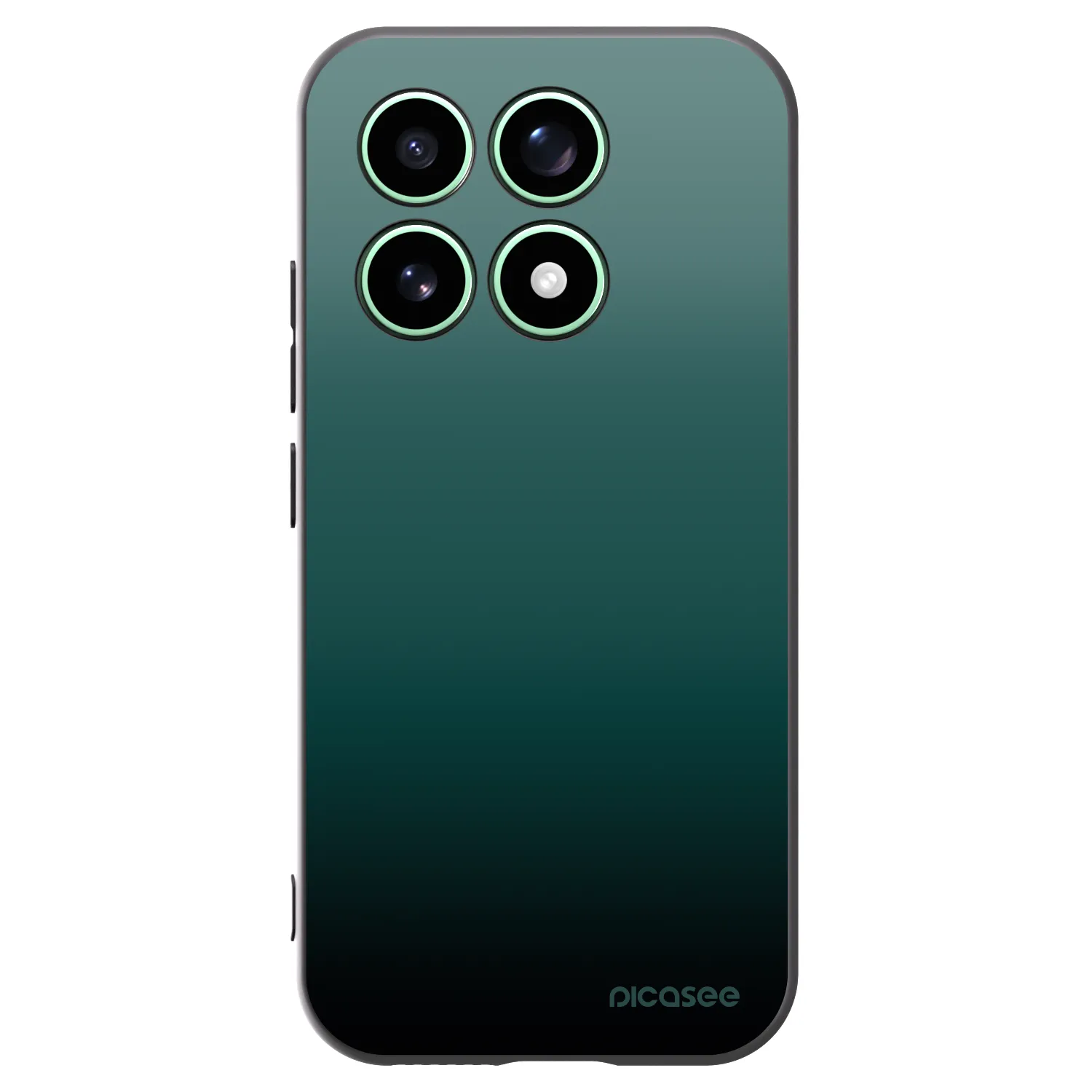 Picasee silikónový čierny obal pre Xiaomi 17 - Verdant Fade