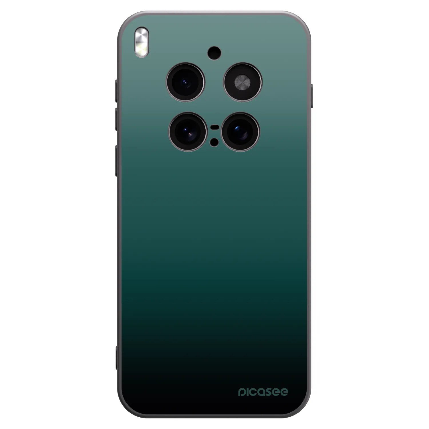 Picasee silikónový čierny obal pre Vivo X300 Pro - Verdant Fade