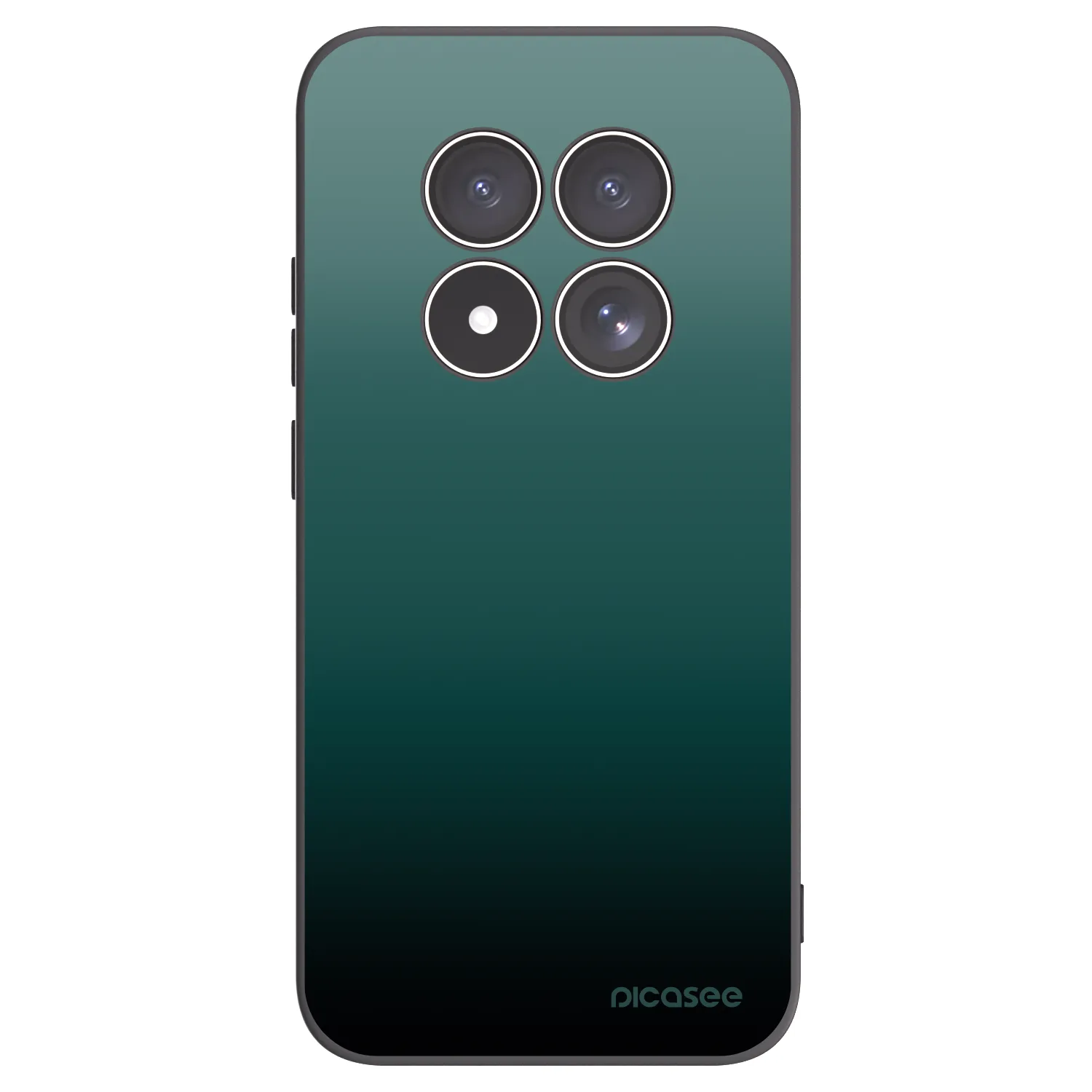 Picasee silikónový čierny obal pre Xiaomi Redmi Note 15 Pro 5G - Verdant Fade