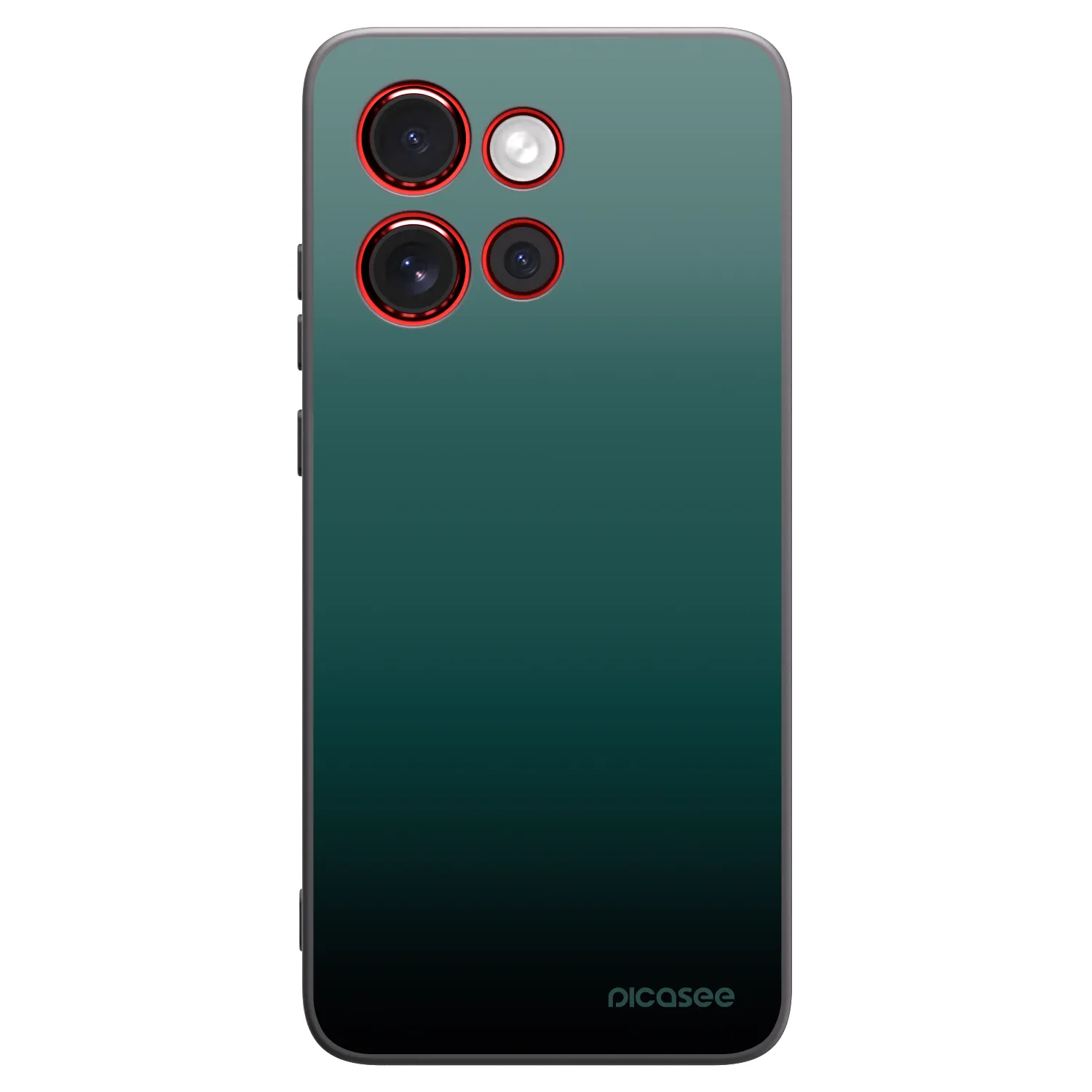 Picasee silikónový čierny obal pre Motorola Edge 60 Neo 5G - Verdant Fade