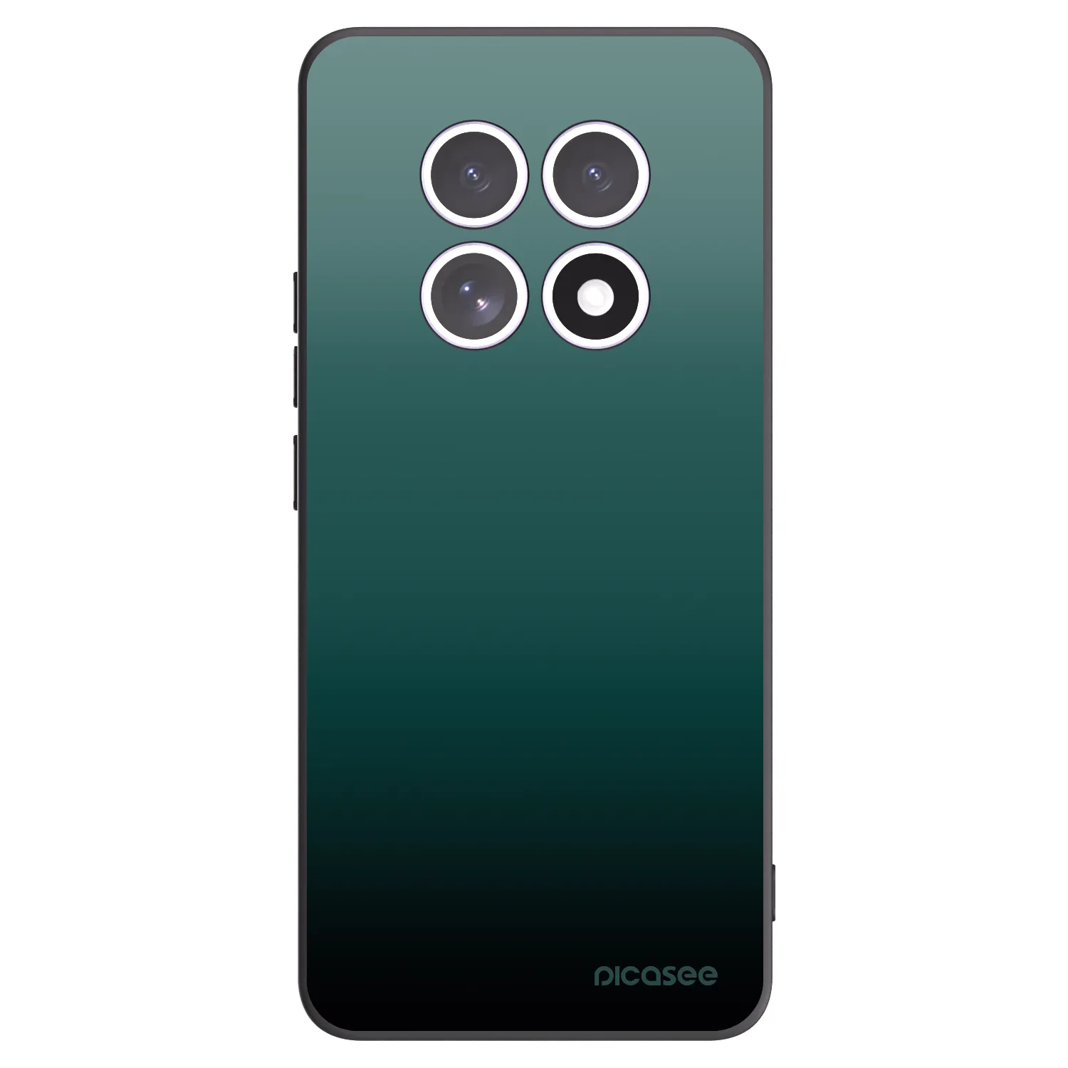 Picasee silikónový čierny obal pre Xiaomi Redmi Note 15 5G - Verdant Fade