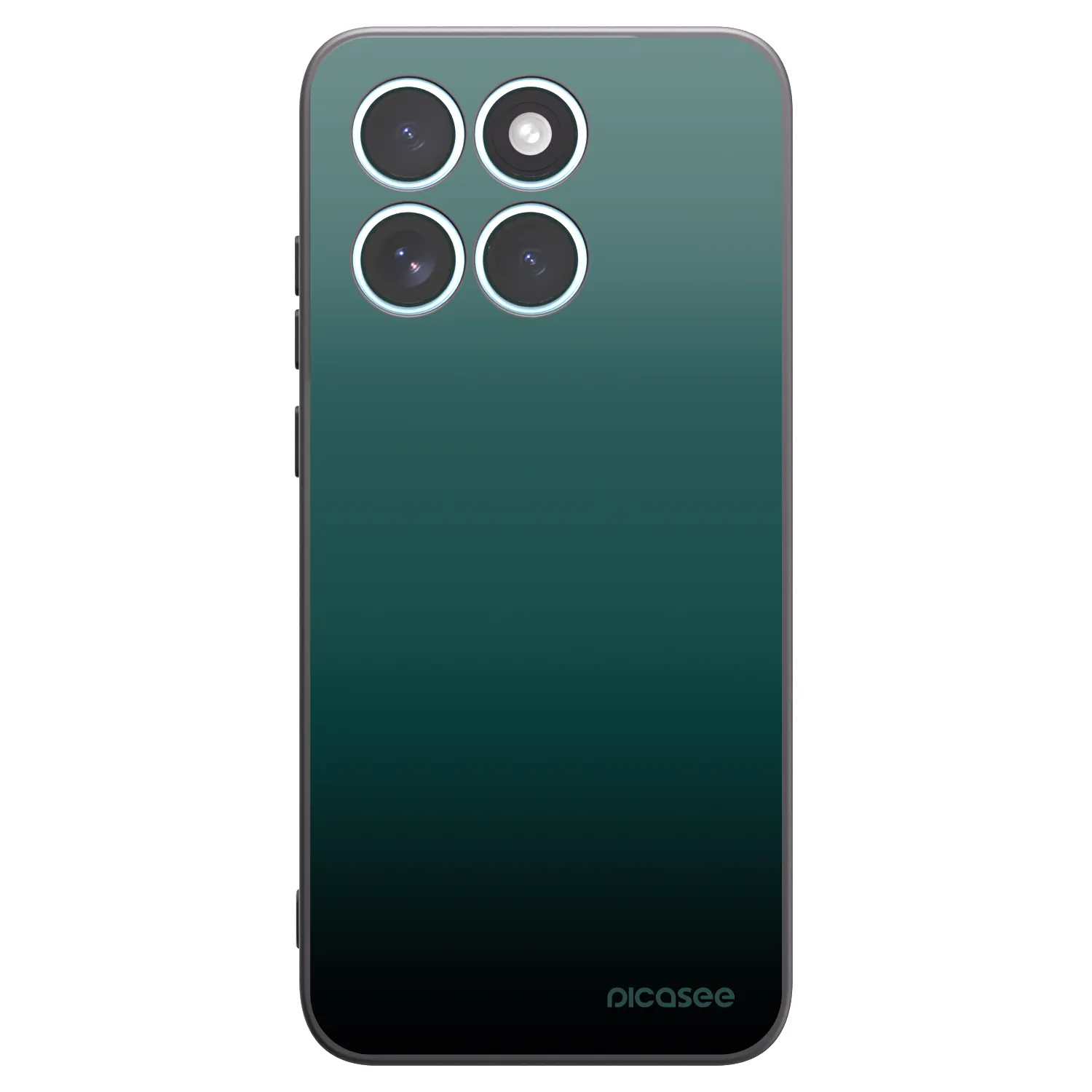 Picasee silikónový čierny obal pre Motorola Edge 70 Fusion - Verdant Fade
