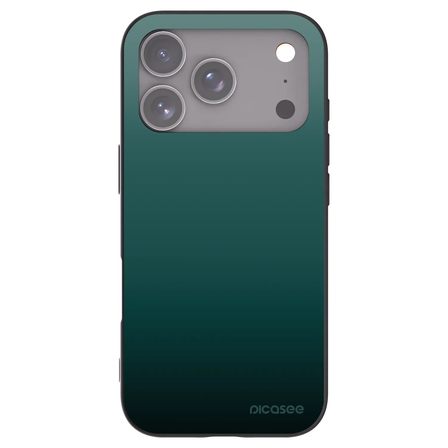 Picasee silikónový čierny obal pre Apple iPhone 18 Pro - Verdant Fade