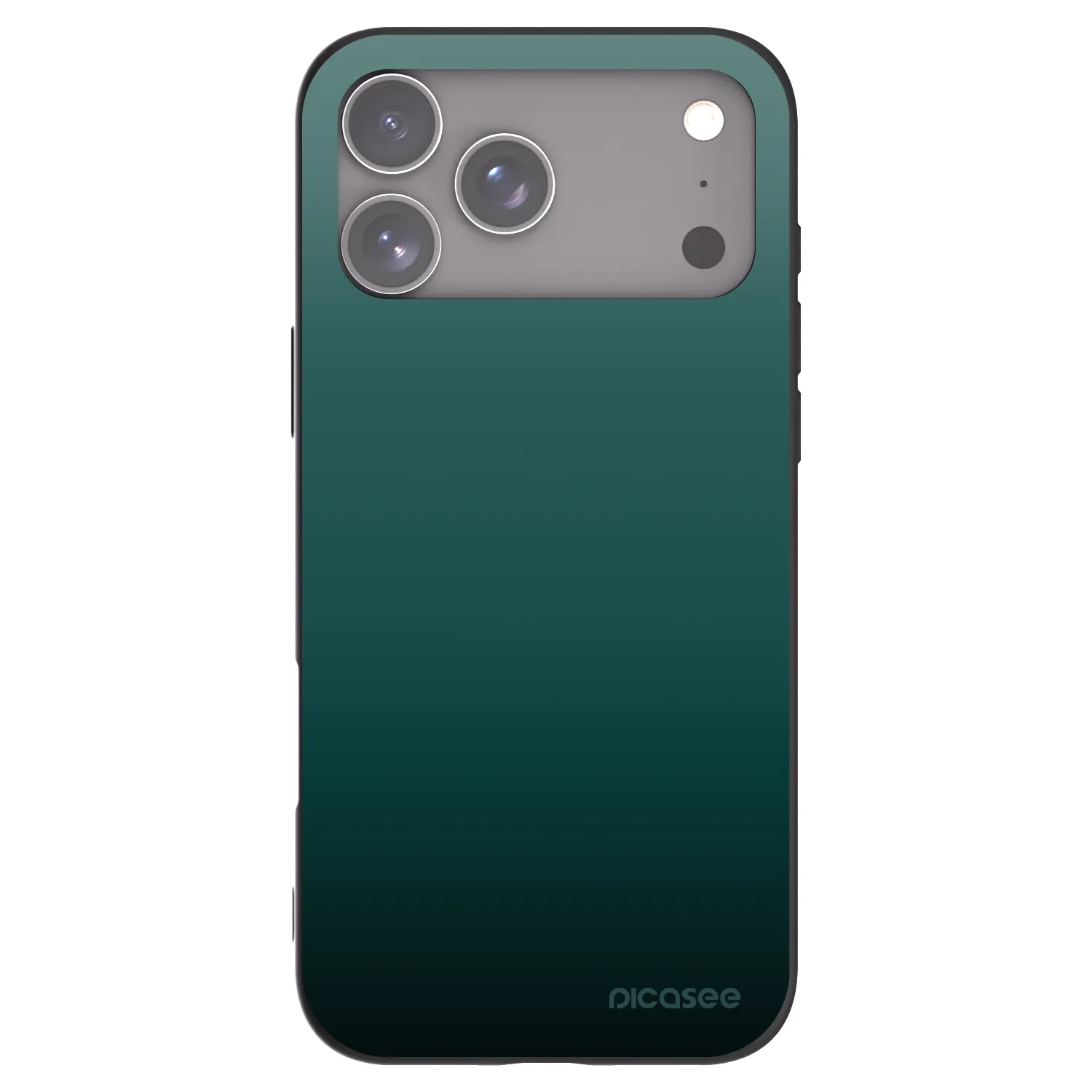 Picasee silikónový čierny obal pre Apple iPhone 18 Pro Max - Verdant Fade