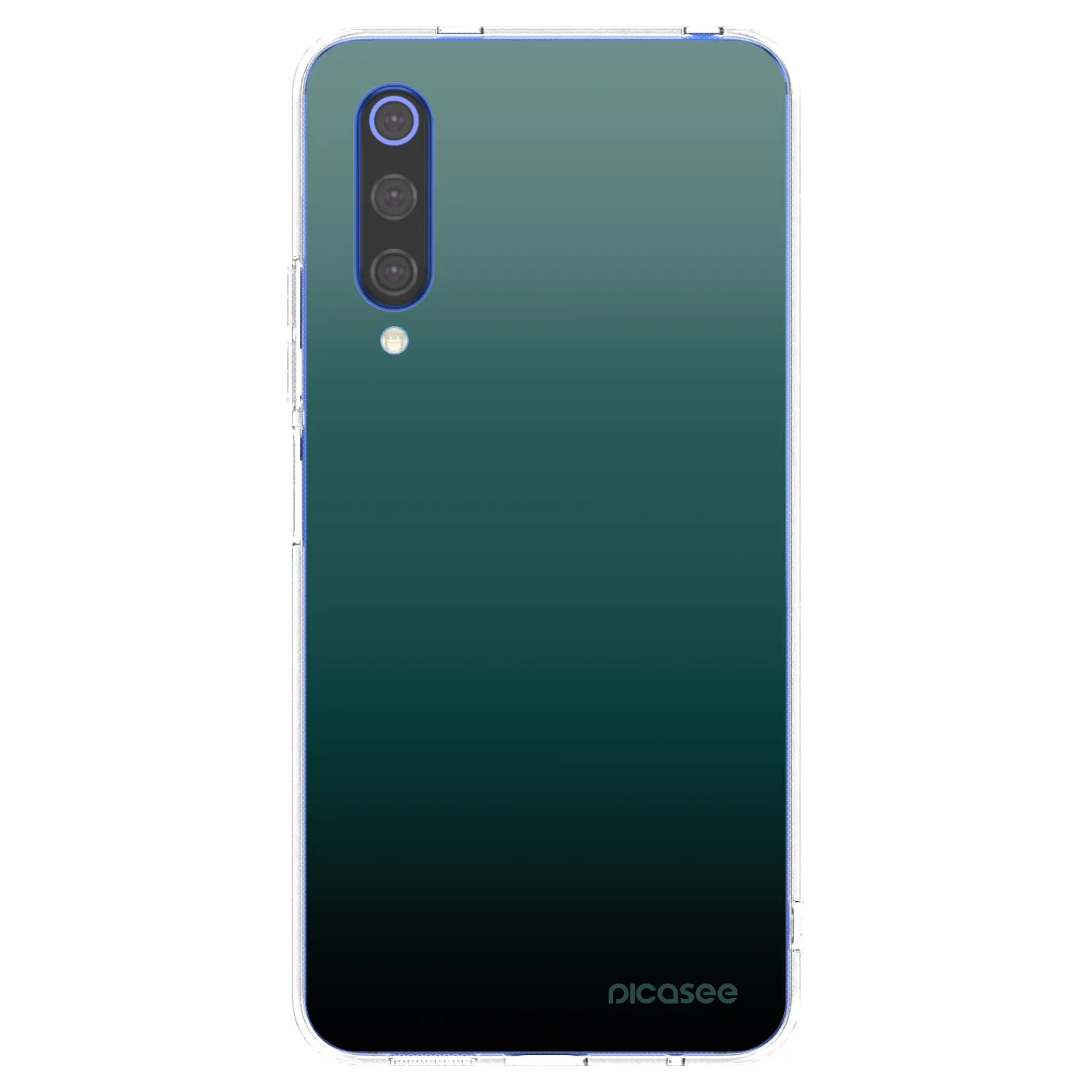 Picasee silikónový prehľadný obal pre Xiaomi Mi 9 SE - Verdant Fade