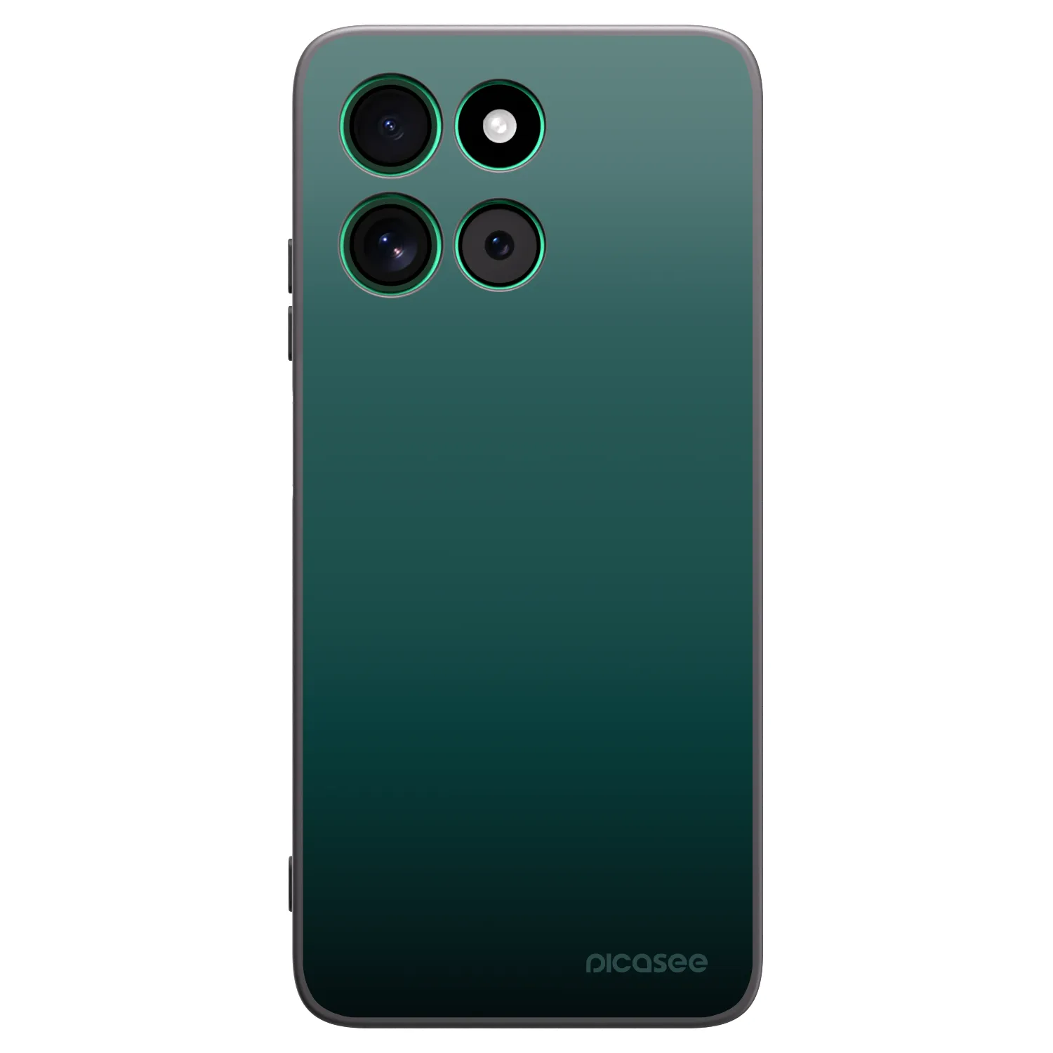 Picasee silikónový čierny obal pre Motorola Moto G57 Power - Verdant Fade