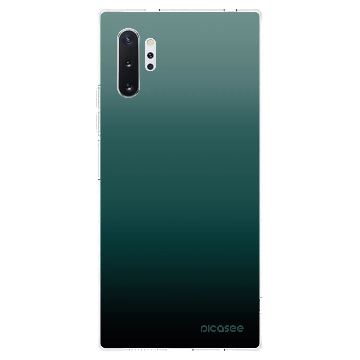 Picasee silikónový prehľadný obal pre Samsung Galaxy Note 10+ N975F - Verdant Fade