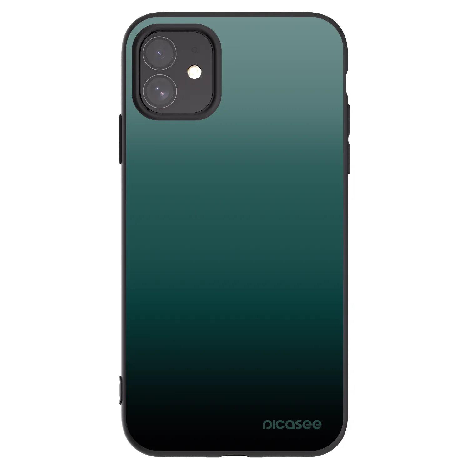 Picasee silikónový čierny obal pre Apple iPhone 11 - Verdant Fade