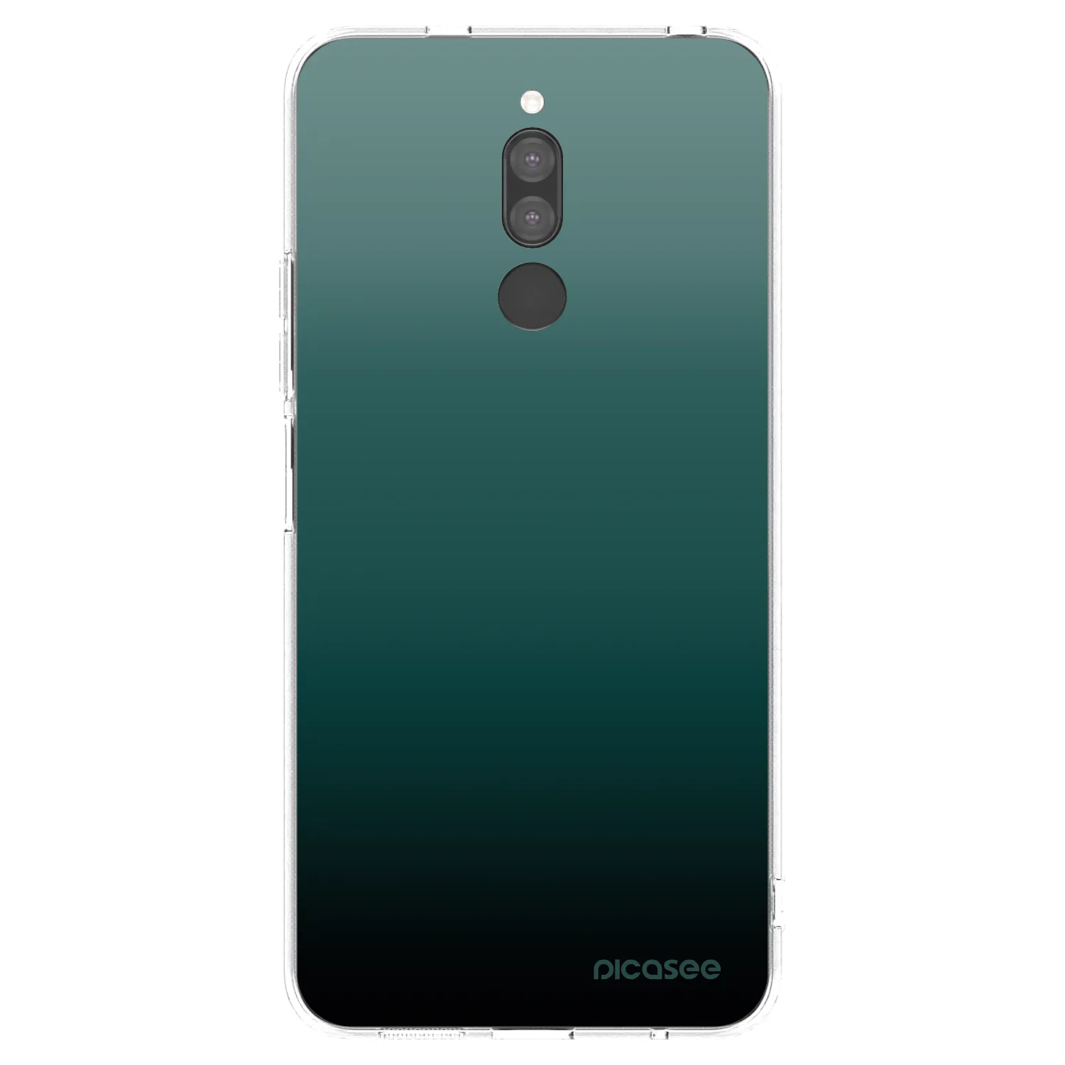 Silikónový prehľadný obal pre Xiaomi Redmi 8 - Verdant Fade
