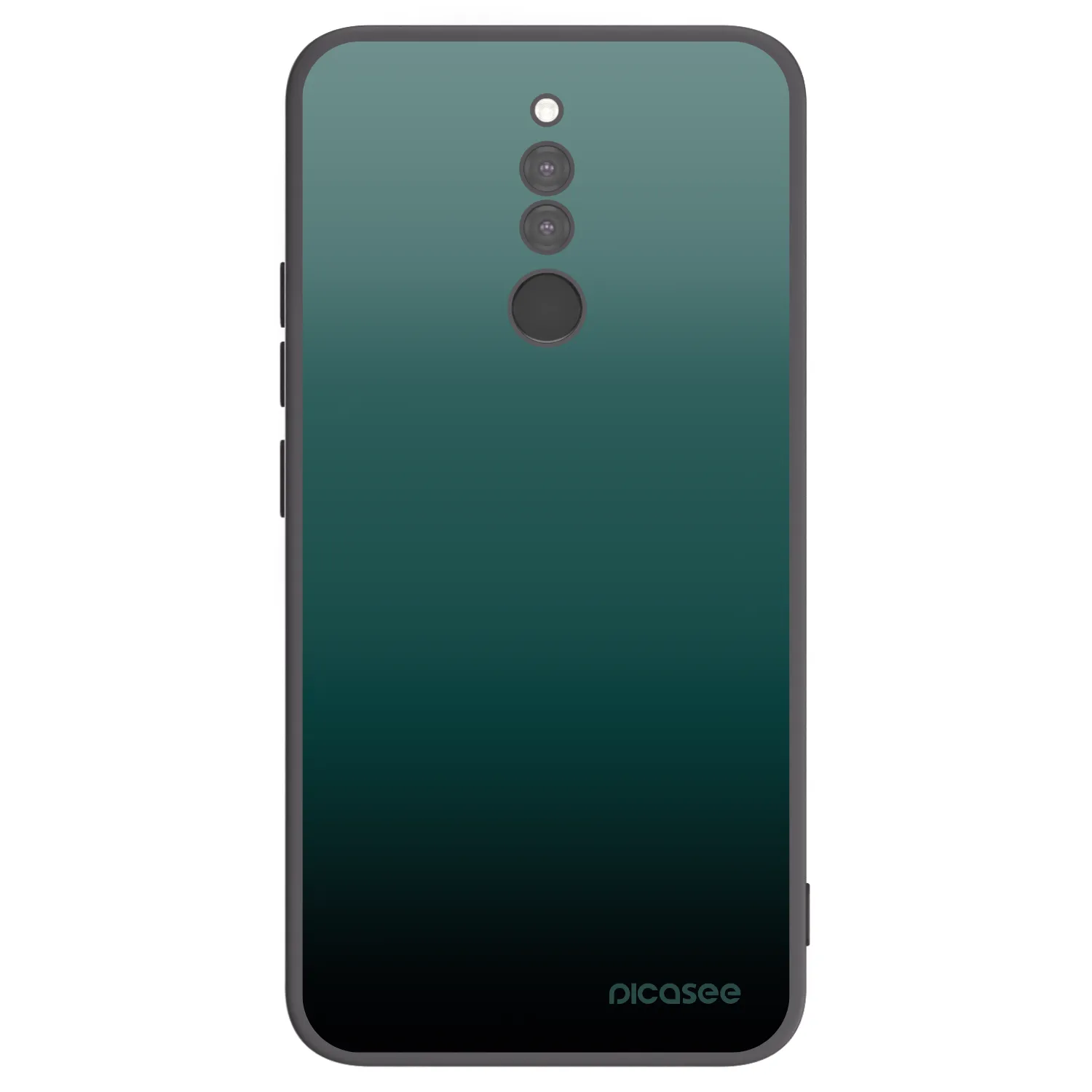 Picasee silikónový čierny obal pre Xiaomi Redmi 8 - Verdant Fade