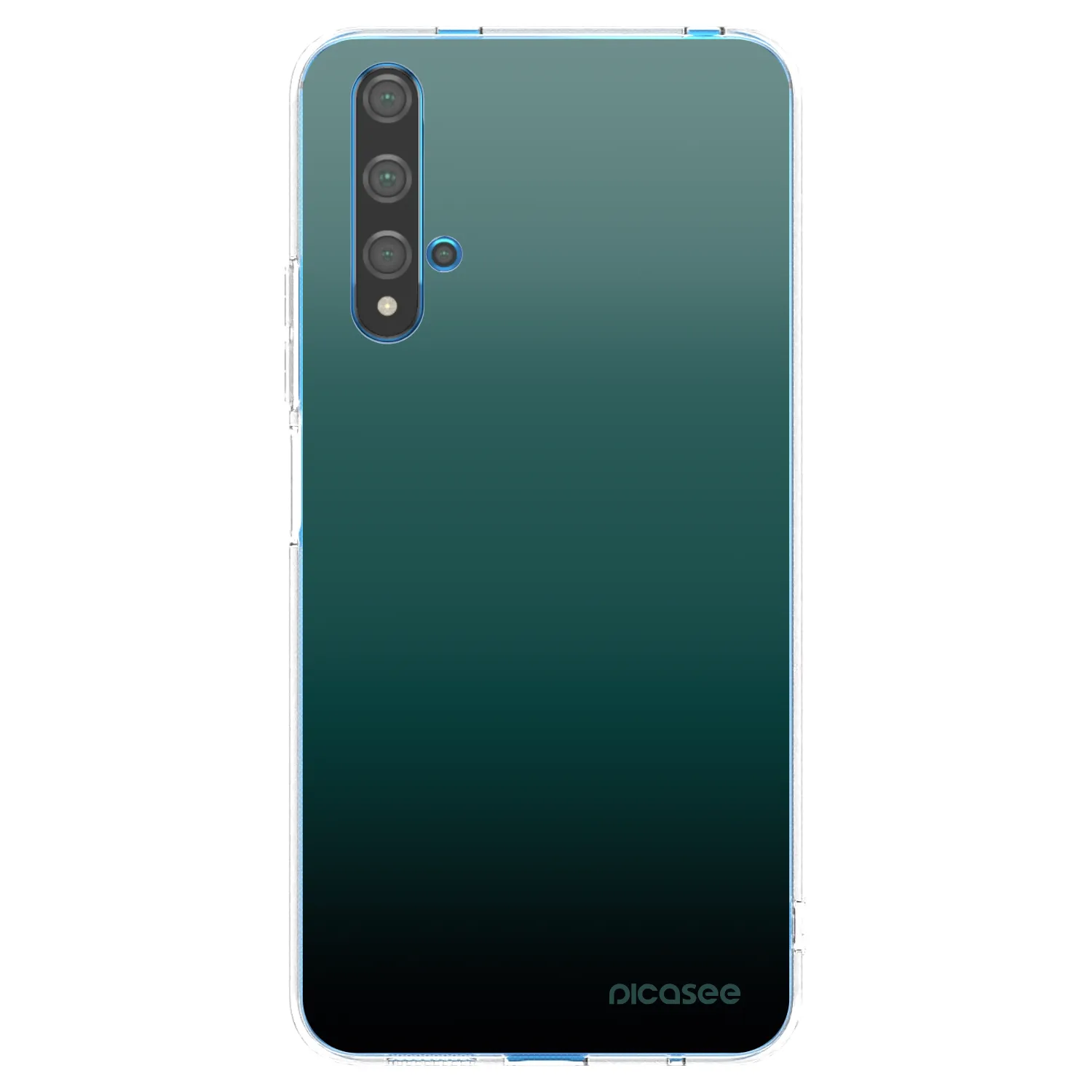 Picasee silikónový prehľadný obal pre Huawei Nova 5T - Verdant Fade