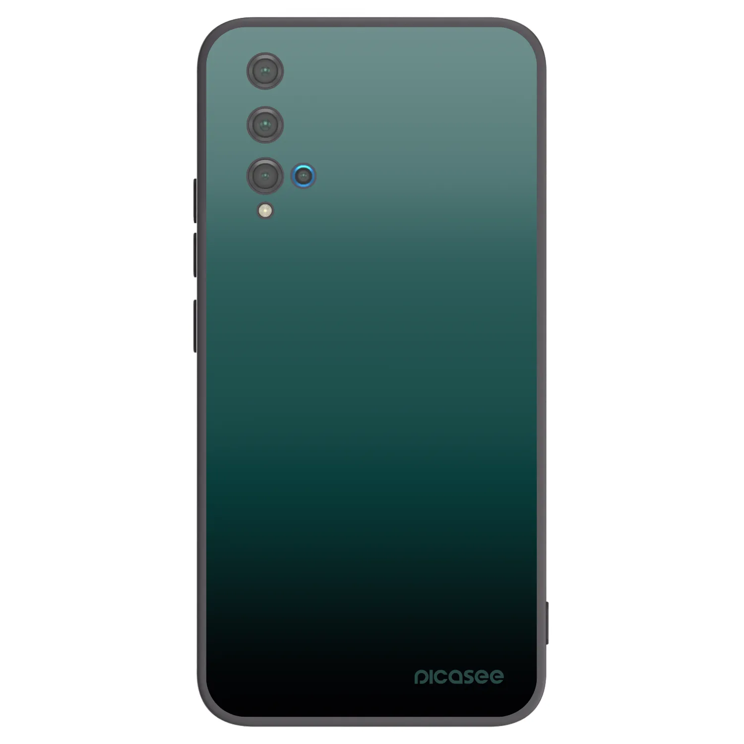 Picasee silikónový čierny obal pre Huawei Nova 5T - Verdant Fade
