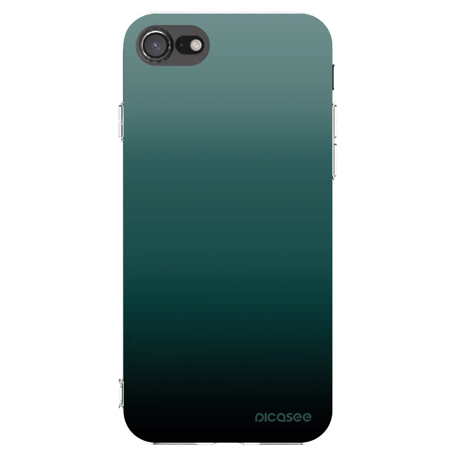 Picasee silikónový prehľadný obal pre Apple iPhone SE 2020 - Verdant Fade