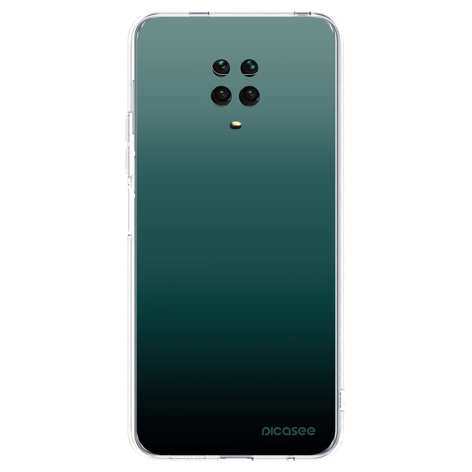 Picasee silikónový prehľadný obal pre Xiaomi Redmi Note 9S - Verdant Fade