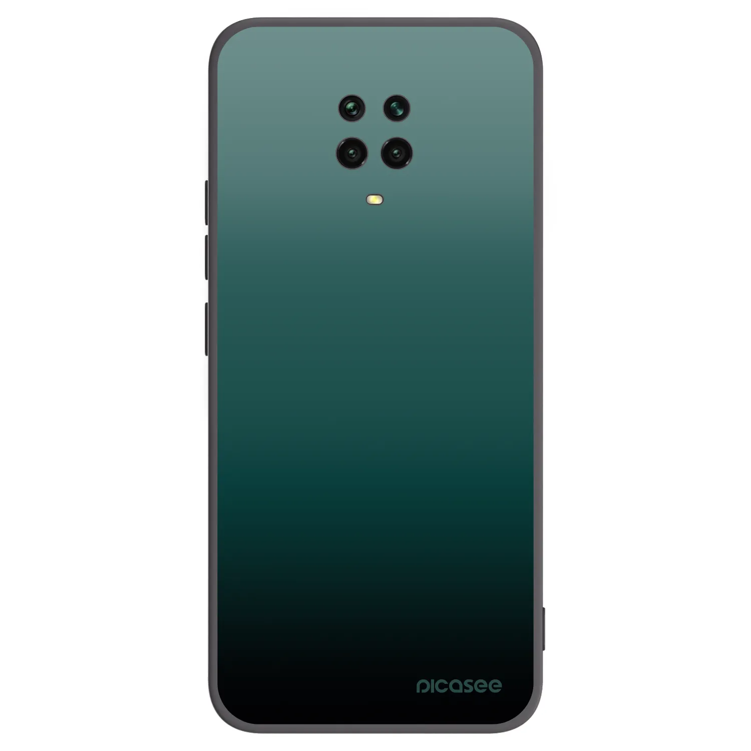 Picasee silikónový čierny obal pre Xiaomi Redmi Note 9S - Verdant Fade