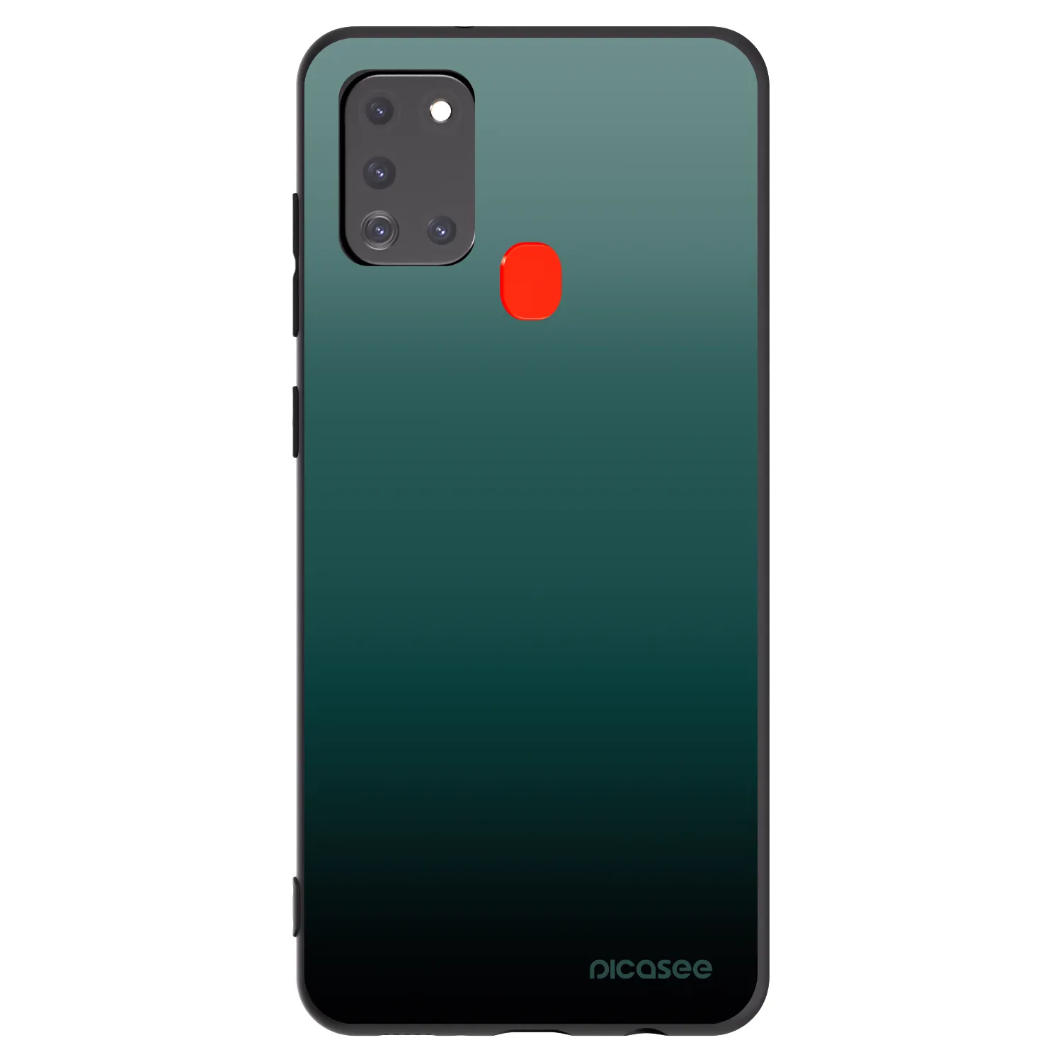 Picasee silikónový čierny obal pre Samsung Galaxy A21s - Verdant Fade