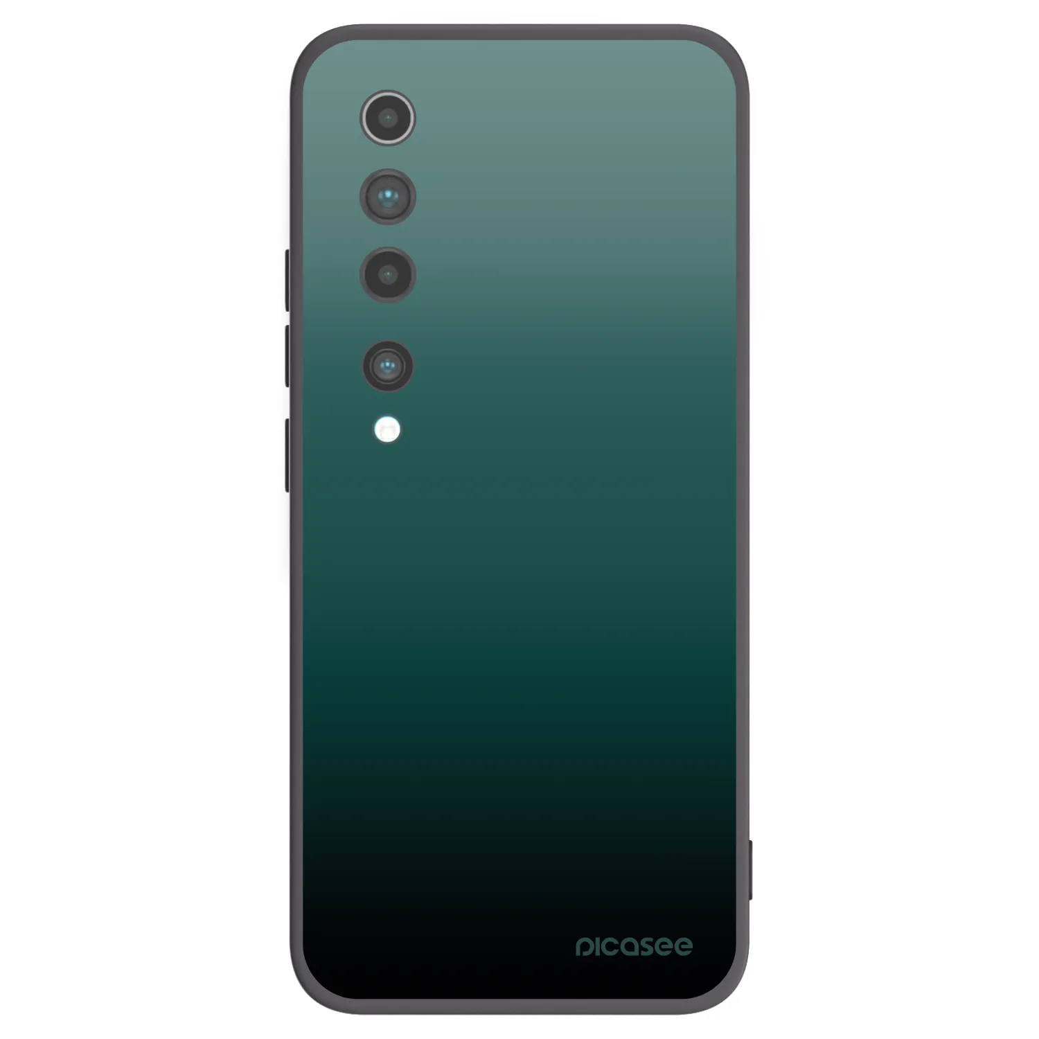 Picasee silikónový čierny obal pre Xiaomi Mi 10 - Verdant Fade