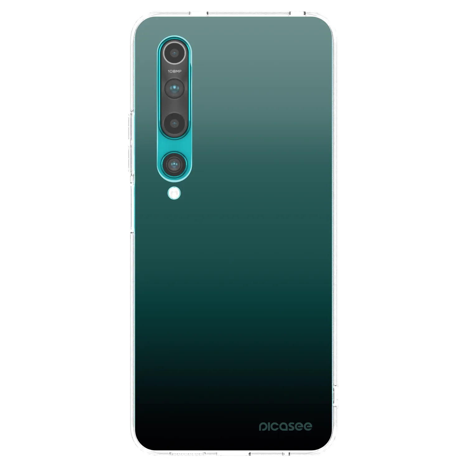 Picasee silikónový prehľadný obal pre Xiaomi Mi 10 - Verdant Fade