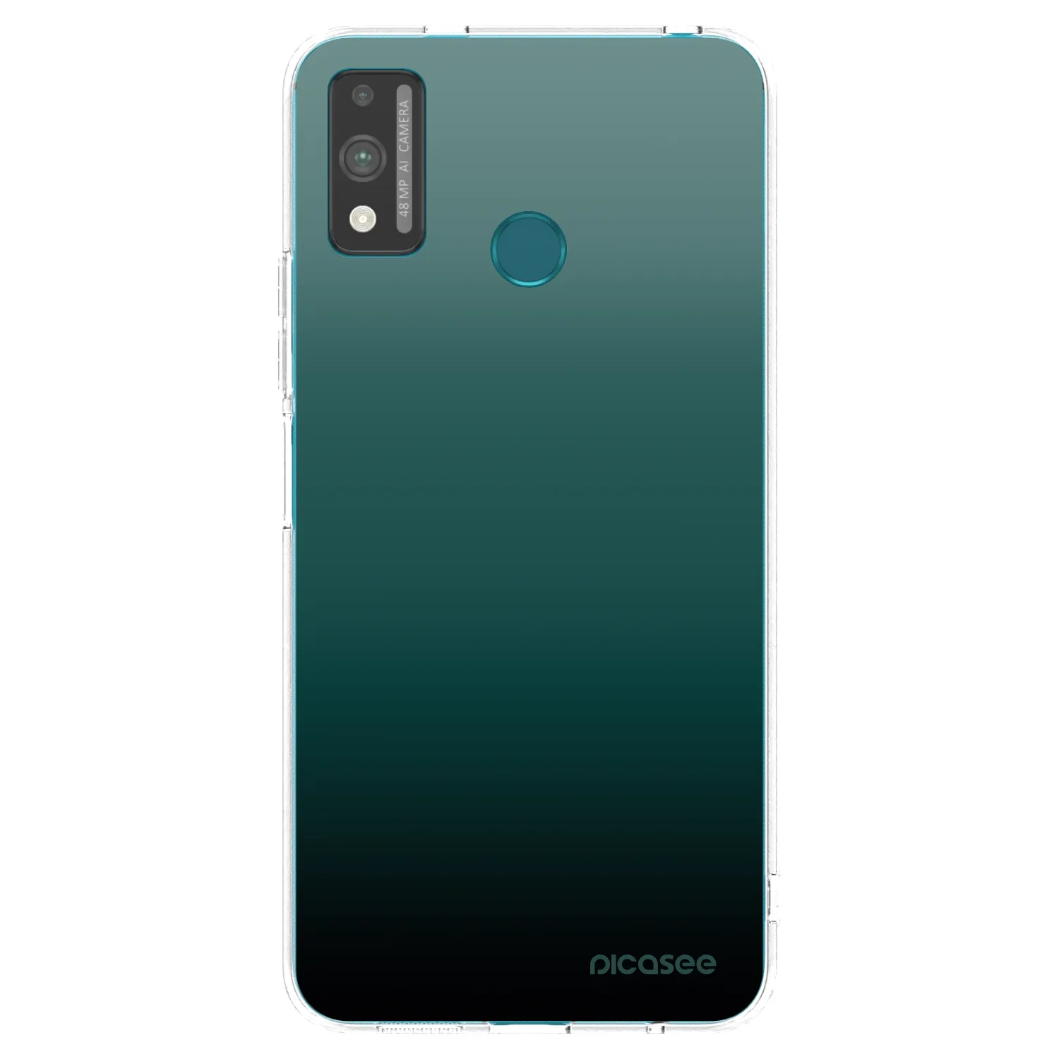 Picasee silikónový prehľadný obal pre Honor 9X Lite - Verdant Fade