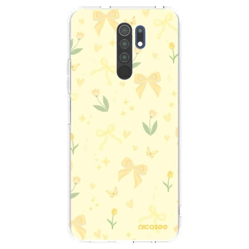 Picasee silikónový prehľadný obal pre Xiaomi Redmi 9 - Honey Blossom