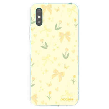 Picasee silikónový prehľadný obal pre Xiaomi Redmi 9AT - Honey Blossom