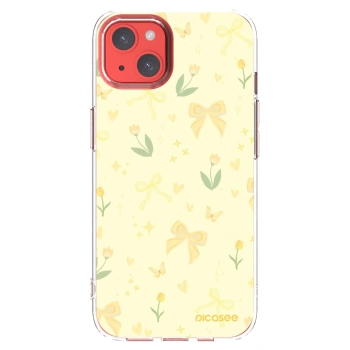Picasee silikónový prehľadný obal pre Apple iPhone 13 - Honey Blossom