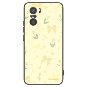 Picasee silikónový čierny obal pre Xiaomi Poco F3 - Honey Blossom