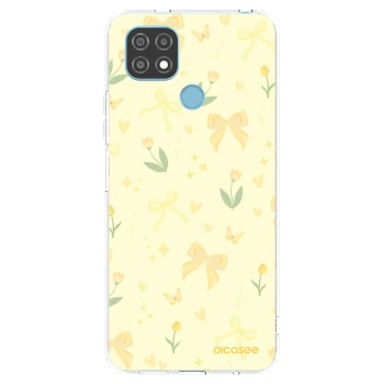 Picasee silikónový prehľadný obal pre Realme C21 - Honey Blossom