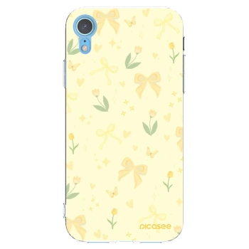Picasee silikónový prehľadný obal pre Apple iPhone XR - Honey Blossom
