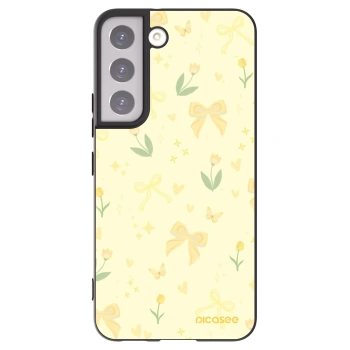 Picasee silikónový čierny obal pre Samsung Galaxy S22 5G - Honey Blossom