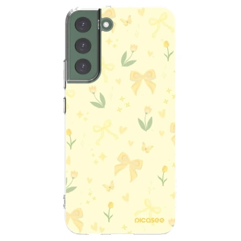 Picasee silikónový prehľadný obal pre Samsung Galaxy S22+ 5G - Honey Blossom