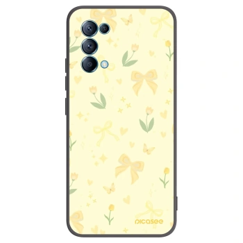 Picasee silikónový čierny obal pre OPPO A16s - Honey Blossom
