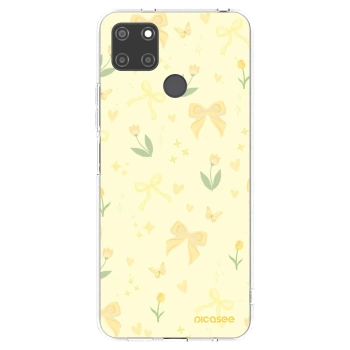 Picasee silikónový prehľadný obal pre Realme C21Y - Honey Blossom