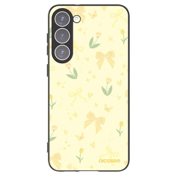 Picasee silikónový čierny obal pre Samsung Galaxy S23+ 5G - Honey Blossom
