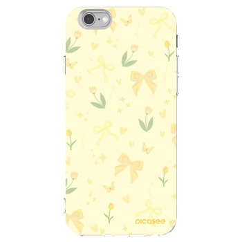 Picasee silikónový prehľadný obal pre Apple iPhone 6/6S - Honey Blossom