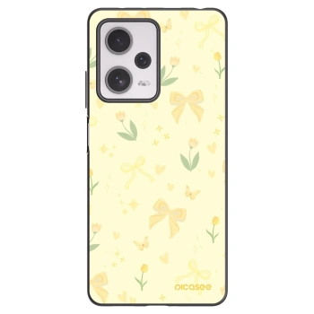 Picasee silikónový čierny obal pre Xiaomi Redmi Note 12 Pro+ 5G - Honey Blossom