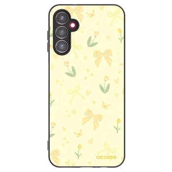 Picasee silikónový čierny obal pre Samsung Galaxy A14 4G A145R - Honey Blossom